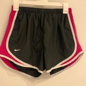 Nike running shorts pink